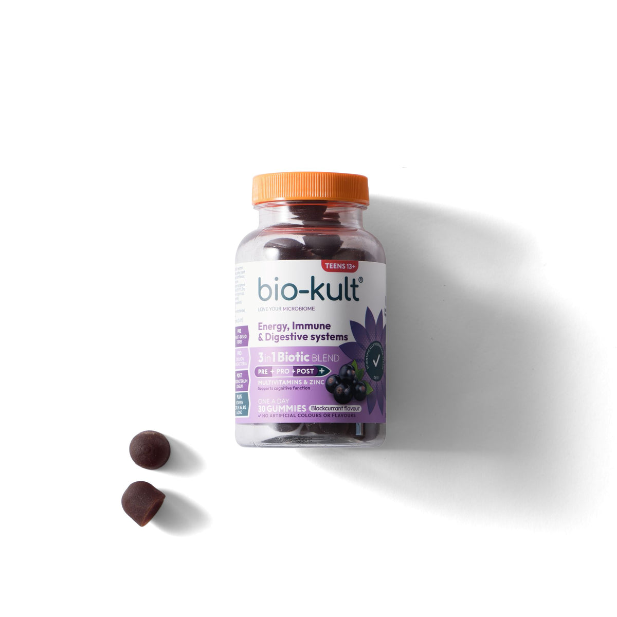 3-in-1 Biotic Blend Gummies for Teens | Gut, Energy + Immune Systems