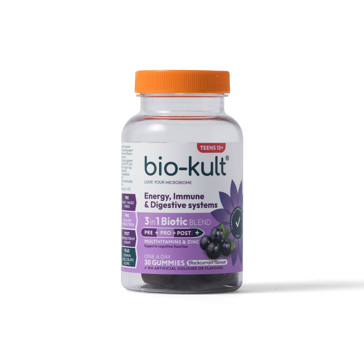 3-in-1 Biotic Blend Gummies for Teens | Gut, Energy + Immune Systems