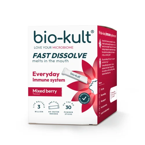 Bio-Kult Everyday Fast Dissolve Live Bacteria Powder Sticks, Mixed Berry Flavour Image 2