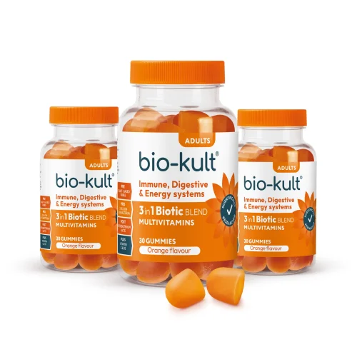 Bio-Kult Adult Gummies, 90 Day Bundle – Orange Flavour Image 1