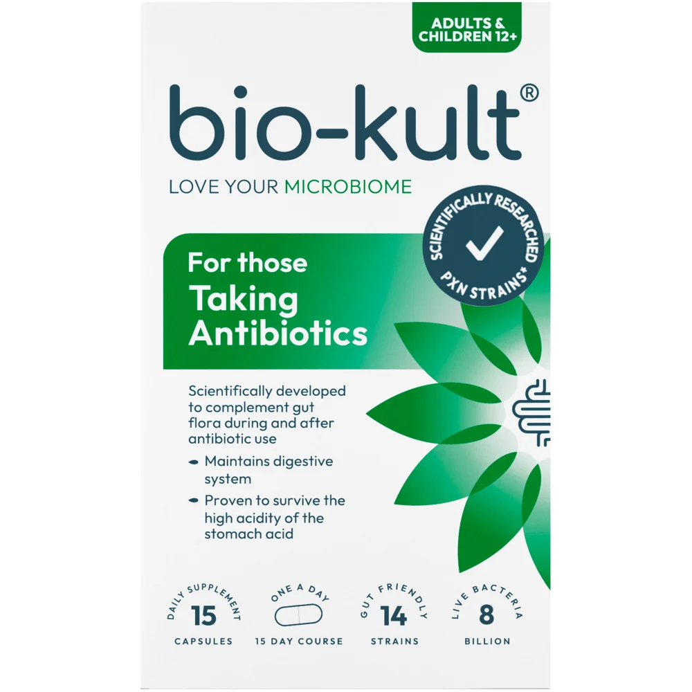 Bio-Kult for Those Taking Antibiotics, 15 Capsules Image 1
