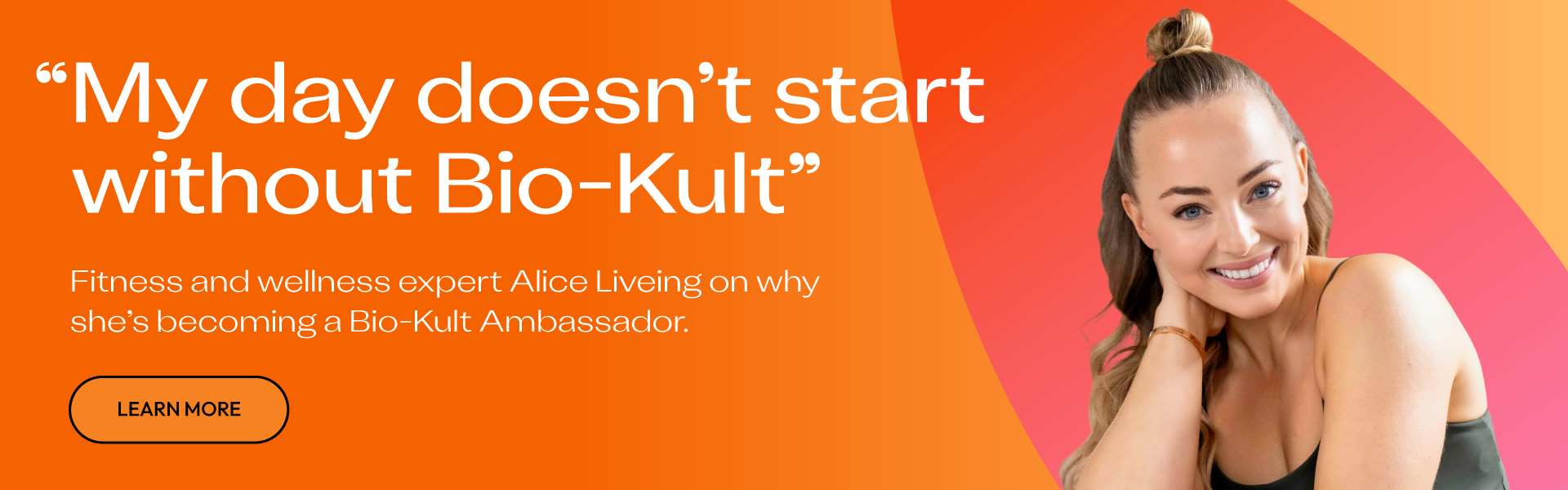 " My day doesn't starts without Bio-kult" Fitness and wellness expert Alce Liveing on why she's becoming a Bio Kult Ambassador. Learn more.