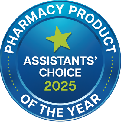 PHARMACY PRODUCT OF THE YEAR. ASSISANTS CHOICE 2025.